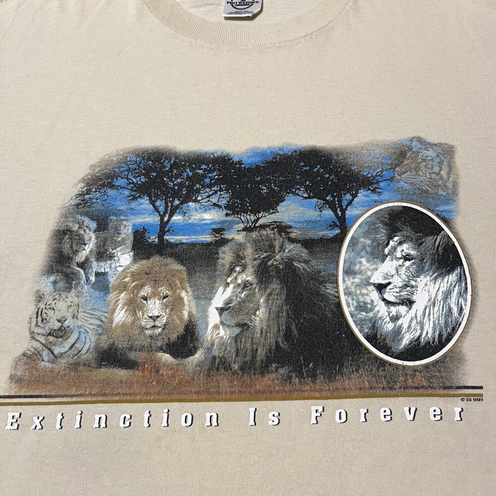 Lion Safari Shirt Extinction is Forever Jungle Book Animal Kingdom Busch Gardens